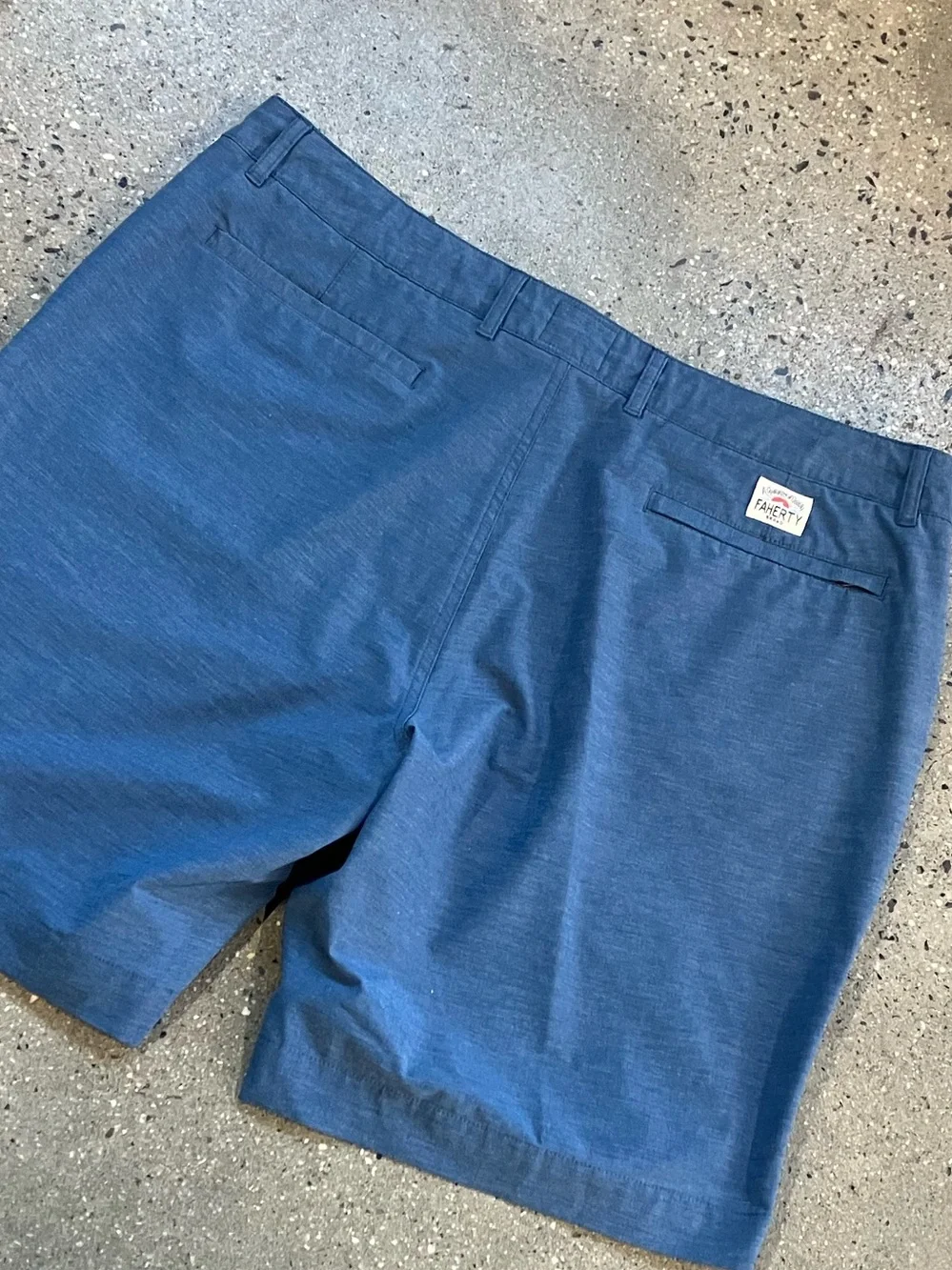 Faherty Blue Nights All Day Shorts Size 36”
